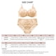 thumbnail image 4 of Conjuntos de sujetador y bragas de cintura alta, 2 piezas de sujetador y bragas para mujer, conjunto de ropa interior de encaje, conjunto de sujetador y bragas de rendimiento sólido, 4 of 5