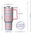 thumbnail image 2 of OBREWU Pioneer Flower Tumbler with Handle and Lid,40oz Pioneer Flower Double Wall Vacuum Insulated Tumbler,Pioneer Flower Cups Gift for Women and Men, 2 of 7