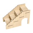 thumbnail image 1 of Escaleras de madera Salvador para hámster decoración de jaulas accesorio para hábitat, 1 of 9
