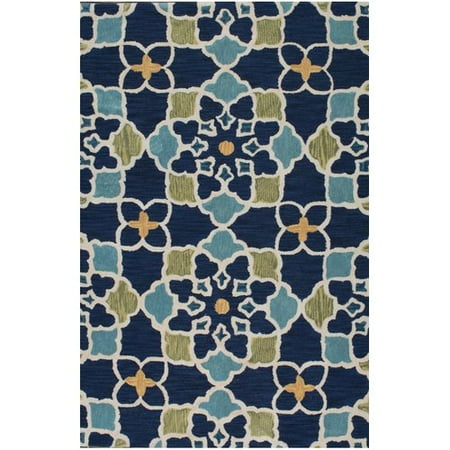 Nuloom Shawnta Hand Looped Blue Area Rug