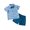Blue, variant on Vedolay Short Sets for Boy Casual Short Sleeve Tee and Shorts Sets,Blue 4-5 Years