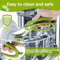 thumbnail image 4 of POINTERTECK Toss and Chop Salad Tongs Salad Scissors with Double Blade Washable Reusable Heavy Duty Vegetable Scissors Cutter Portable for Kitchen Cooking, 4 of 6