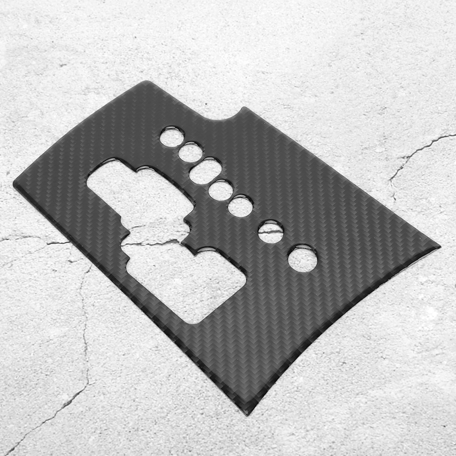 Gear Trim Carbon Fiber Car Interior Accessory Carbon Fiber Gear Panel Trim Cover Decal For 0612