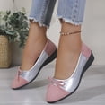 thumbnail image 5 of Wensltd Women Comfy Shoes Wide Width Pointed Toe Low Heel Shoes for Daily Casual Wear, 5 of 7