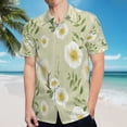 thumbnail image 5 of High Quality Hawaiian Shirts for Men Short Sleeve Aloha Beach Shirt Floral Summer Casual Button Down Shirts Blouses F78AA4, 5 of 7