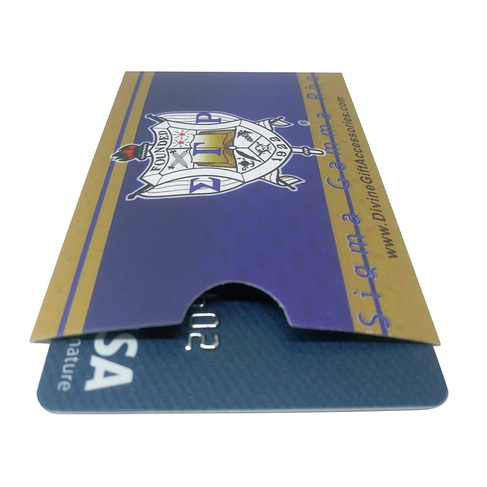 Six (6) Sigma Gamma Rho Gift Card Holders/Sleeves