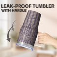 thumbnail image 5 of Bohemian Style 20oz Tumbler with Lids & Straws, Insulated Stainless Steel Coffee Mug, Double Wall Vacuum Travel Cup, Leakproof, 5 of 5