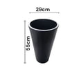 thumbnail image 2 of Jarron Maceta minimalista conica alta resistente para planta natural o artificial Green Boutique, 2 of 6