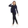 thumbnail image 2 of Saco Para Mujer Liso Blazer Marino Moda Casual Formal Manga Larga 330739 azul marino M Incógnita 330739, 2 of 5