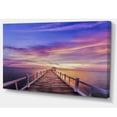 thumbnail image 2 of Wooden Bridge under Purple Sky, 2 of 3