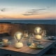 thumbnail image 3 of Glass LED Table Lamp Touch Dimmable Table Lamp White, 3 of 5