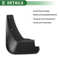 thumbnail image 4 of Guardabarros Unique Bargains para Ford Fiesta (Hatchback) 2009-2012 con accesorios de montaje, 4 of 6