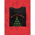 thumbnail image 3 of Merry Woofmas Sweatshirt Women -Smartprints Designs, Female 3X-Large, 3 of 4