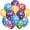 Special Assortment, variant on PMU 100 Pcs 11 Inch Multicolor Tye-Dye Balloons for Birthdays Engagements, Weddings Christmas Anniversaries, Baby Showers & Party Backdrop Favors - Supplies Pkg/100