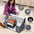 thumbnail image 4 of Bolsas de almacenamiento Fab Totes, paquete de 8 unidades de ropa, 60 litros de capacidad, color gris, 4 of 7