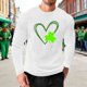 thumbnail image 1 of Amzcrzy - Sudadera Para Hombre, Estilo Informal, Holgada, Elástica, Para Fitness, Para El Hogar, Con Estampado Del Día De San Patricio, Manga Larga, Cuello Redondo, Blusa Blanca, Talla M, 1 of 5