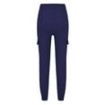 thumbnail image 5 of EDFBUYKRS Female Women Pants Casual Womens Pants Petite Pull On Ladies Pocket Cargo Casual Pants Elastic Waist Corset Rope Pants Xxxxl, 5 of 5