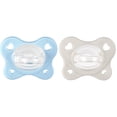 thumbnail image 1 of Chicco Chupón Dual Soft Azul 2-6M 2UD, 1 of 4