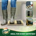 thumbnail image 3 of SCRUBIT Boot Scraper Brush, Flat Door Scrubber Mat Shoe Cleaner, 14.2” x 10”, 3 of 8