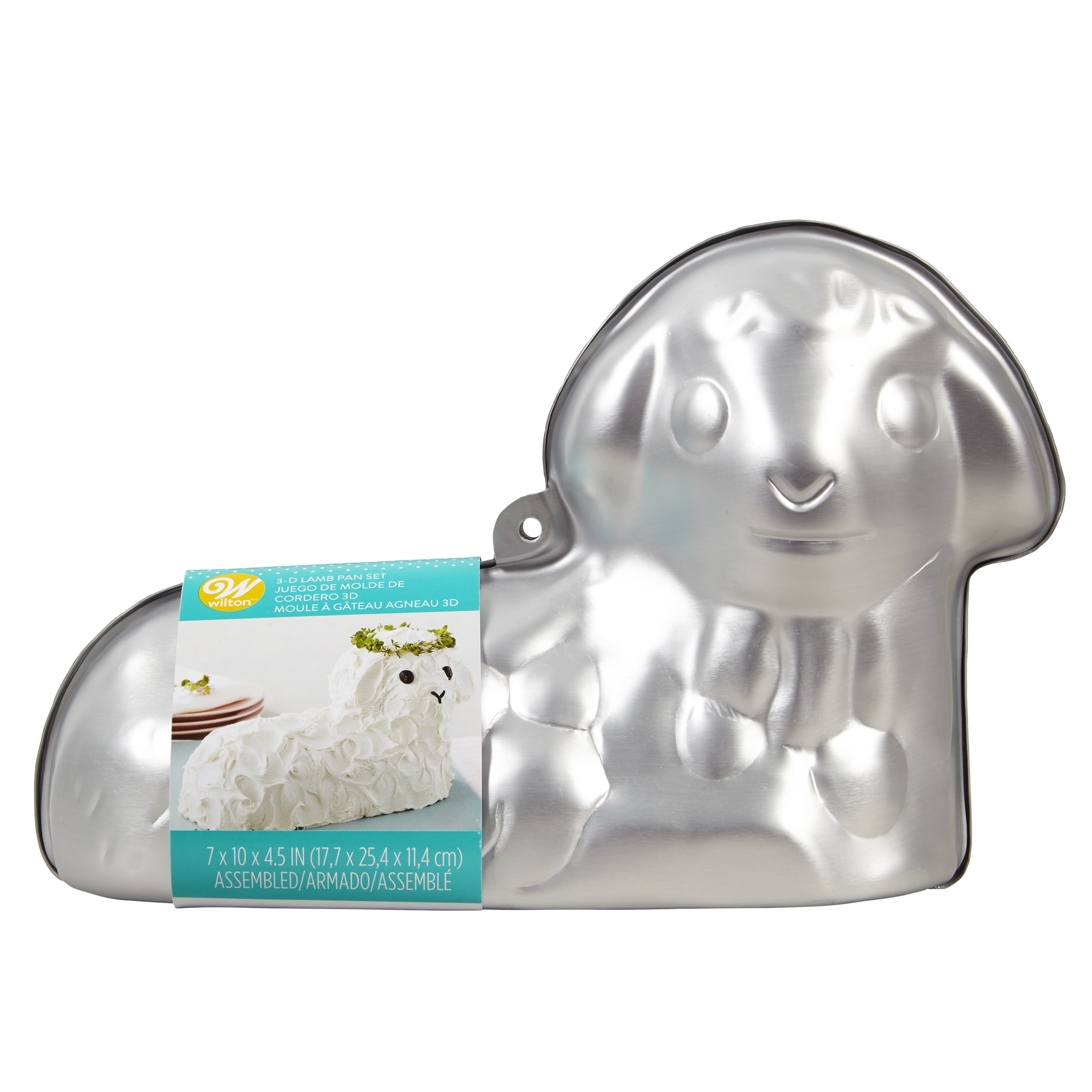 Wilton 3D Lamb Cake Mold, 2Piece Cake Pan Set