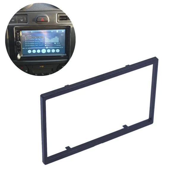 Universal 2 Din 100mm Car Audio Frame - Professional MP5 Player Installation Accessory for Vehicle Multimedia System Upgrades (3.94 Inch Fit)