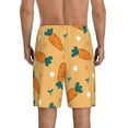 thumbnail image 4 of Lsque Love Carrot Mens Sleep Pajama Shorts,Short Pajama Pants, Cotton Ultra-Soft Knit-Large, 4 of 9
