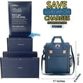 thumbnail image 3 of Personal Item Underseat Travel Duffel Bag - Fits 17" x 13" x 8" - Suitable for Major Airlines including Spirit, Jetblue, Frontier, and more airlines (Navy), 3 of 6