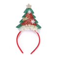 thumbnail image 3 of Diadema de árbol de Navidad con estrella Diadema de campana de Navidad Diadema de copo de nieve - estilo uno oso de fresa Electrónica, 3 of 5