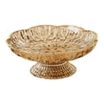 thumbnail image 3 of simhoa Decorative Pedestal Bowl Vegetable Holder Dining Room Organizer Fruit Basket Gold, 3 of 7