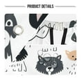 thumbnail image 5 of JSTEL Kawaii Puppy Print Dog Waterproof Barber Cape for Men Women Beard Shaving Bib Apron Professional Hair Cutting Cloth, 65 x 55 inch, 5 of 6