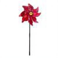 Repelente de pájaros molinetes láser molino de viento Spinner jardín césped decoración (rojo) Likrtyny Para estrenar