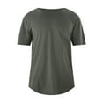 thumbnail image 5 of No Boundaries Men's & Big Men's Longline Curved Hem Elongated Tee Shirt, 2-Pack, Sizes XS-5XL, 5 of 7
