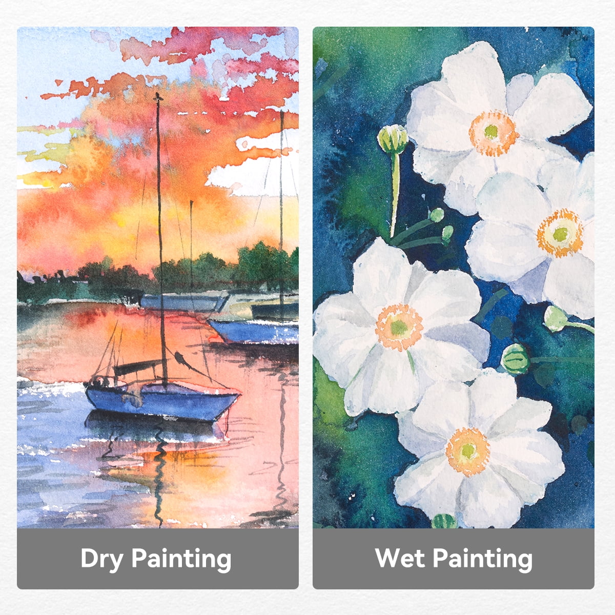 MEI LIANG Watercolor Paint Tubes Artist Grade 36 - Professional Water Color Paints Set for Adult