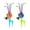 crandomcolor, variant on LEEYNEER Kids Fish Sprinkler Toy with Colorful Wiggle Tubes Summer Outdoor Garden Backyard Lawn Rotary Water Squirt Spray Toy Toddlers Boys Girls Gift