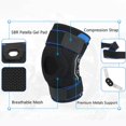 thumbnail image 1 of Knee Braces with Side Stabilizers Adjustable Knee Compression Support Brace Discomfort Relief Brace, 1 of 9
