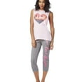 thumbnail image 2 of Aeropostale Womens Los Angeles Shine Open Back Tank Top, Pink, Juniors, X-Small, 2 of 3