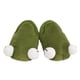 thumbnail image 1 of Divertidas pantuflas de felpa con forma de rana de ojos grandes para el hogar, de algodón, 28 cm, 1 of 2
