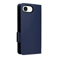 thumbnail image 5 of Designed for iPhone 16e Case, Luxury PU Leather Wallet Phone Case with Card Holder Flip Kickstand Drop Protection Phone Case Cover for iPhone 16e - Darkblue, 5 of 9