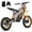Gold, variant on QEASET Dirt Bike DZ009 Electric-Powered Dirt Bike - Peak-3000W 48V 30AH Teens Adults Electric Dirt Bike, Max 42Mph, Gold for 16+