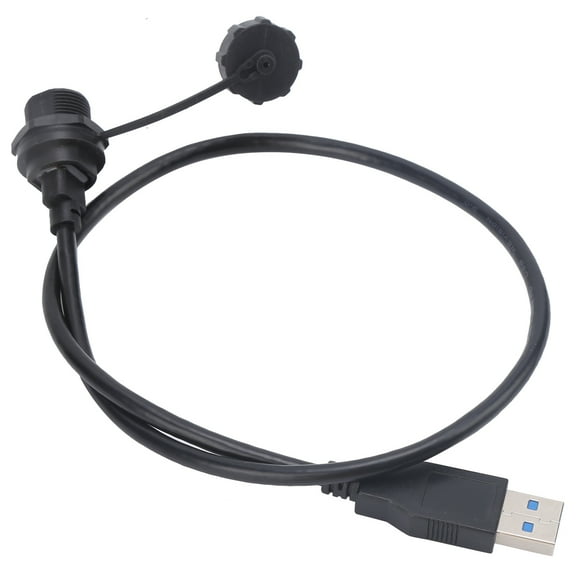 Conector USB resistente al agua, conector USB resistente al agua tipo C, toma de corriente impermeable con cable, resistente y resistente