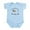Sky Blue, variant on CafePress - Unbeelievably Awesome Like Dad Infant Bodysuit - Baby Light Bodysuit, Size Newborn - 24 Months