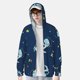 thumbnail image 2 of Fotbe Space Dinosaur Chaqueta con Protección Solar UPF 50+ para Hombre y Mujer, Camisa con Capucha y Bolsillos-X-Large, 2 of 7