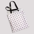 thumbnail image 2 of PKQWTM Dots Black Grey Shades Canvas Shoulder Bags Handbags Tote Bags Shopping Bag, 2 of 2