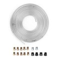 thumbnail image 2 of 25ft Brake Line Tubing Copper Nickel-Plated 3/16in OD With Fittings For Hydraulic Braking Fuel System, 2 of 8