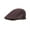 #5 faux leather_Coffee, variant on Men’s PU Leather Newsboy Hat Adjustable Winter Outdoor Flat Cap Painter Beret Style Ivy Cabbie Hat Fashionable Cold Weather Headwear