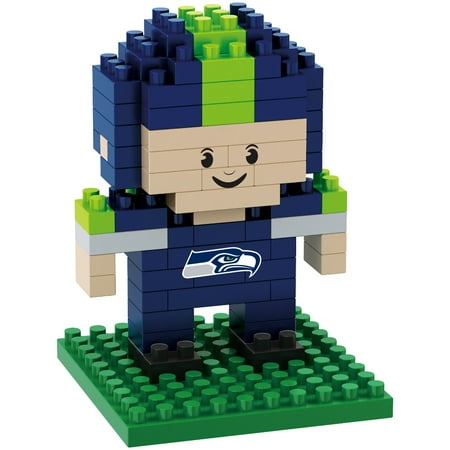 Photo 1 of 2 pack Seattle Seahawks Nfl Brxzl 89 Piece 3d Construction Toy Football Player