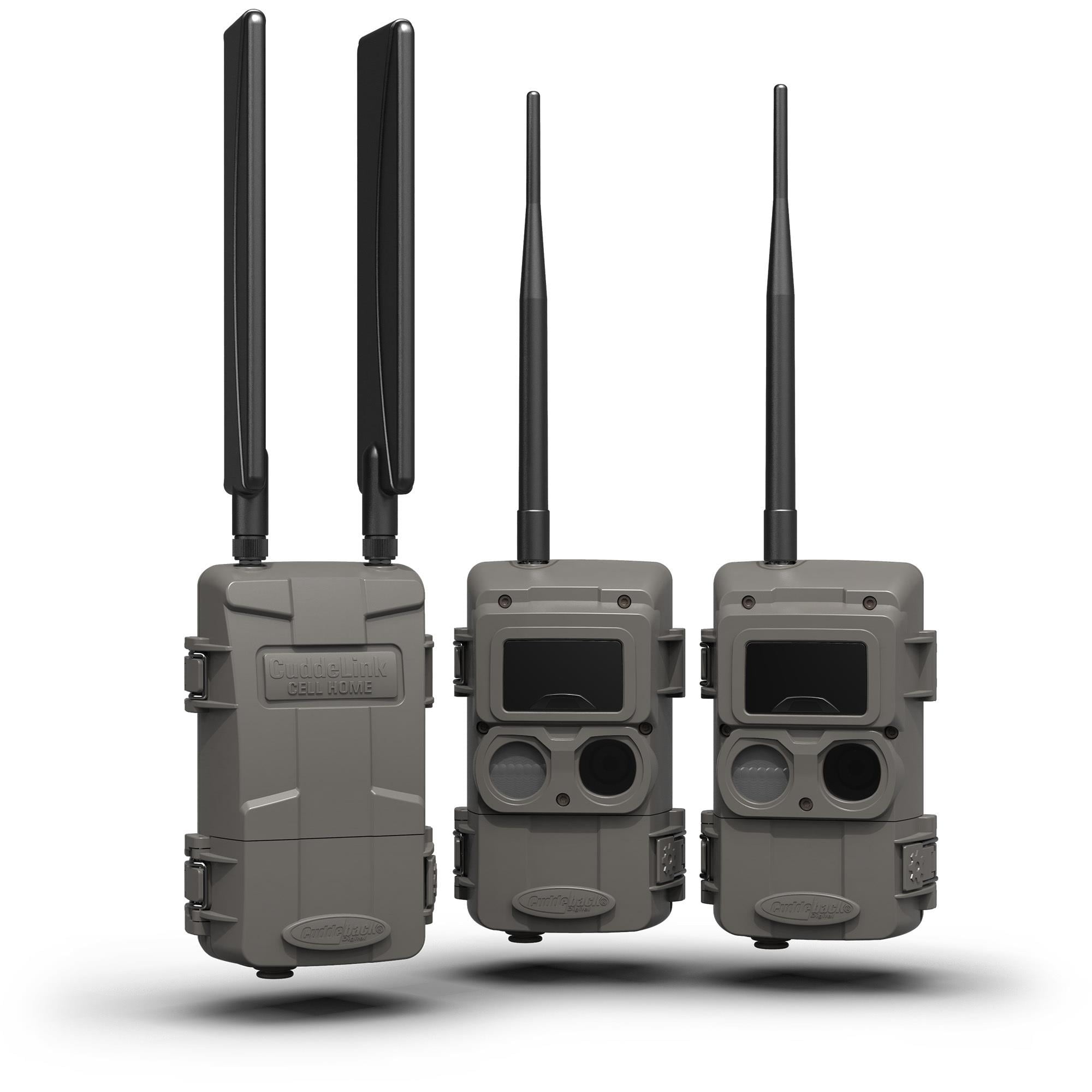 CuddeLink 2+1 Starter Kit with Black Flash - Includes CELL HOME and 2 L Series Black Flash Remote Cameras