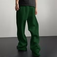 thumbnail image 4 of Resicozy Men's Baggy Sweatpants Casual Fashion Wide Leg Lounge Sweat Pants with Pockets 2026 Dark Green 2XL, 4 of 9