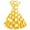 Yellow, variant on Babysbule Womens Summer Dresses, Women Vintage Retro Short Sleeve Dot Print Evening Party Prom Swing Dress