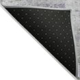 thumbnail image 4 of 5' X 8' Olive Green And Gray Abstract Washable Indoor Outdoor Area Rug, 4 of 5